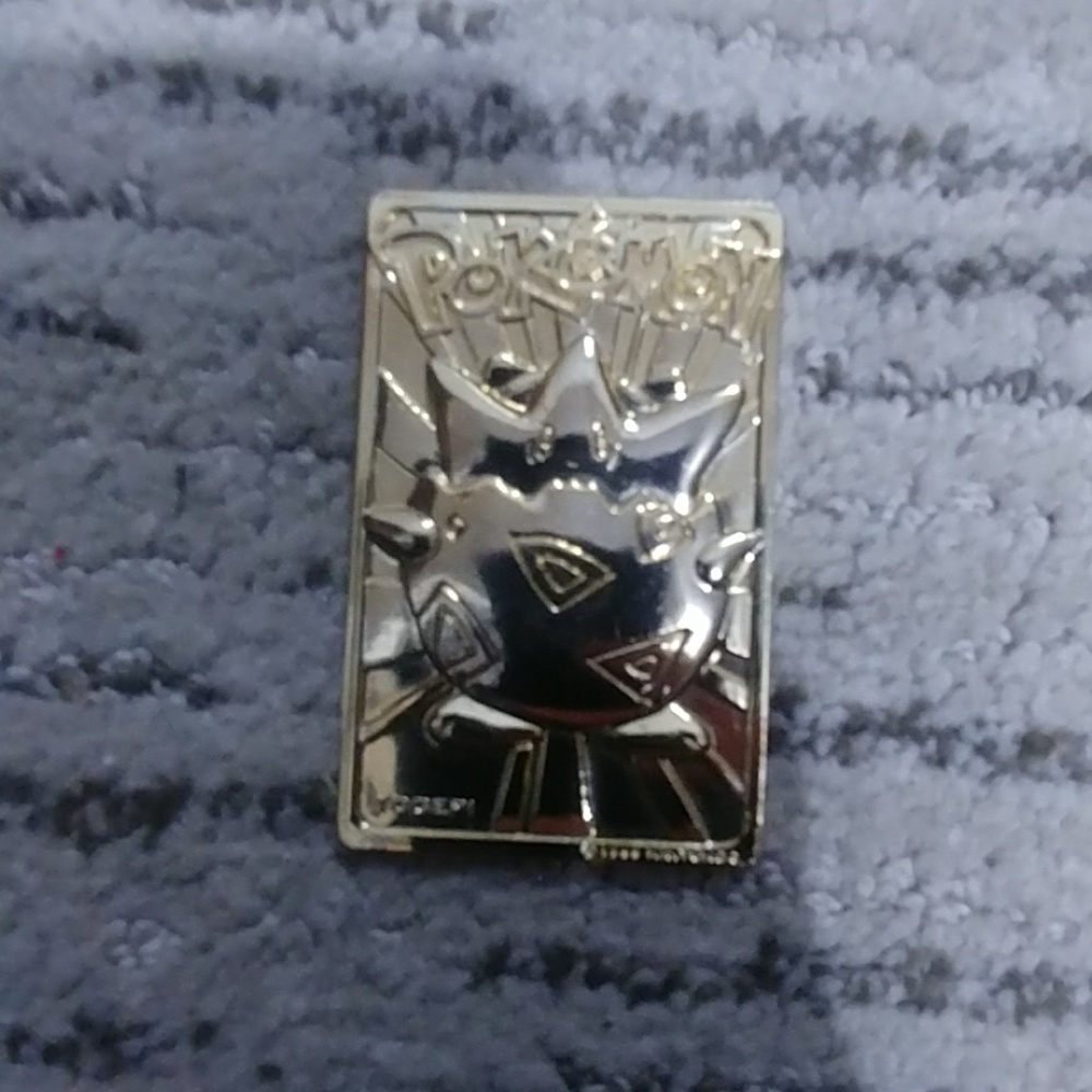 Gold plated pokemon card (togepi) 1999